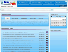 Tablet Screenshot of jobswithfun.com